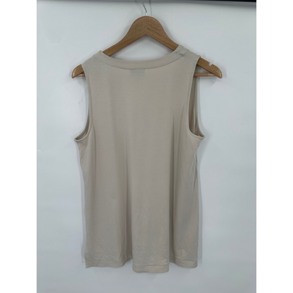 J. Jill Tunic Top Womens M Stretchy Basic Casual Essential Neutral Minimalist - Picture 2 of 9